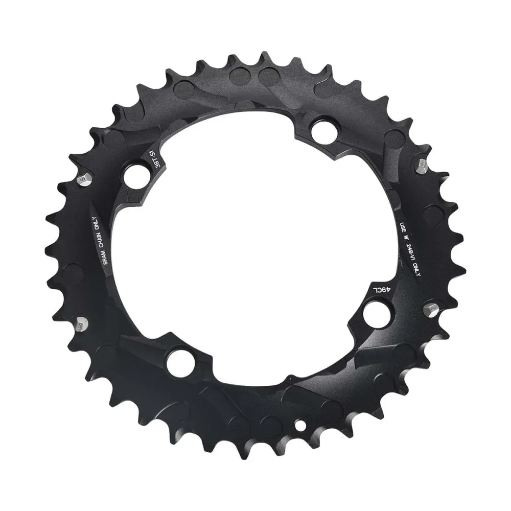 SRAM/TRUVATIV 10V 4-Hole External Chainring 104mm Preto