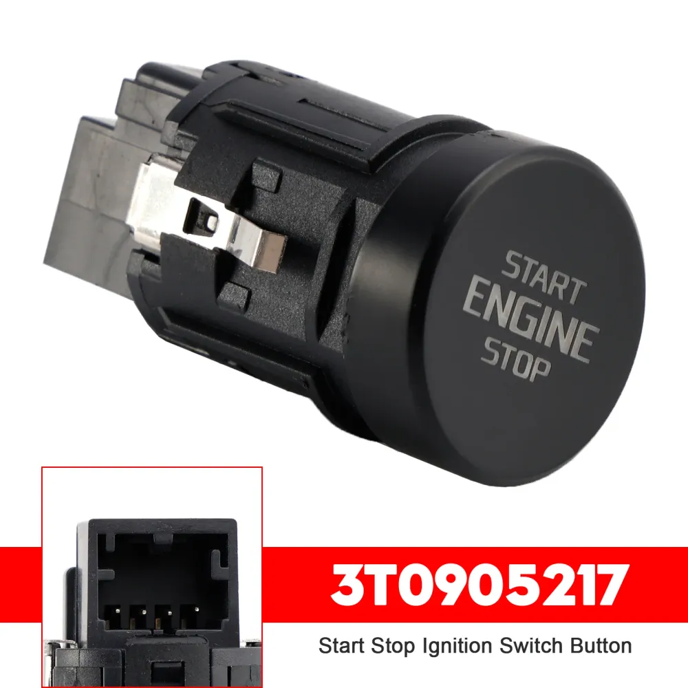 Start Stop Ignition Switch Botão 3T0905217 para Skoda Fabia III Octavia III
