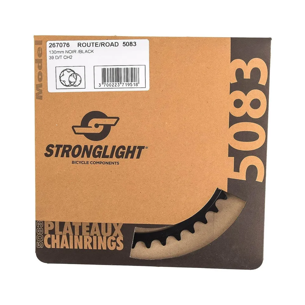 STRONGLIGHT ALU 5083 Tipo S 130mm Preto 9/10V Tabuleiro interior