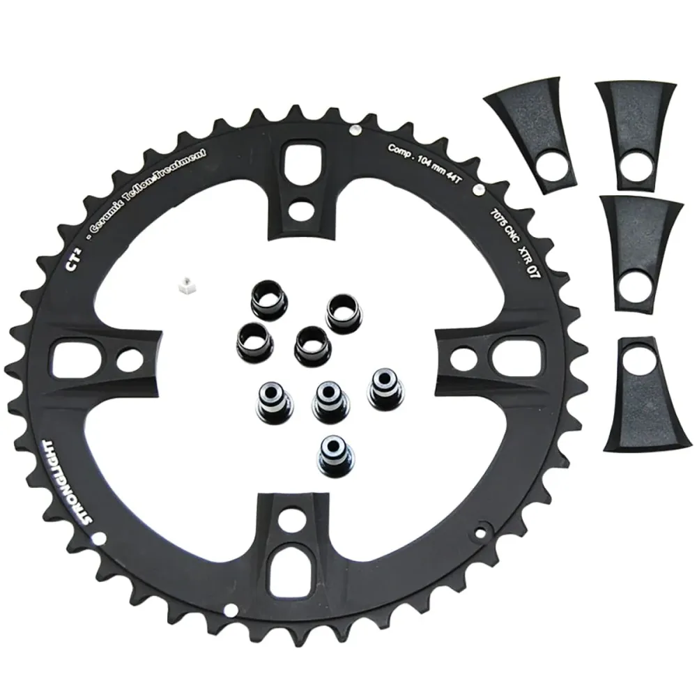 STRONGLIGHT CT² SHIMANO XTR M970 9V 4 Furos 104mm Corrente Outdoor