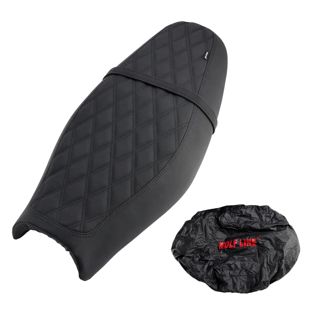 Substitua o assento do passageiro do motorista traseiro dianteiro preto para rua Twin Speed Twin 900 Browns
