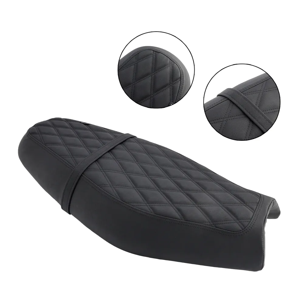 Substitua o assento do passageiro do motorista traseiro dianteiro preto para rua Twin Speed Twin 900 Browns