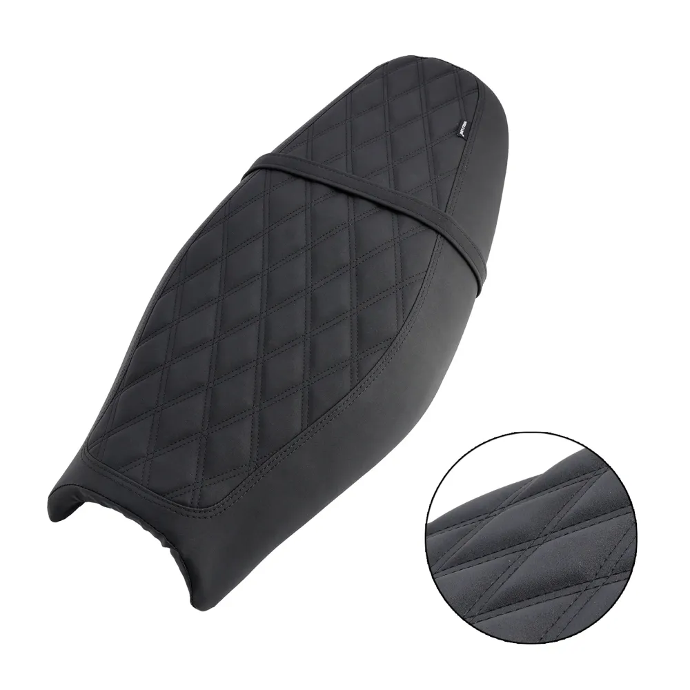 Substitua o assento do passageiro do motorista traseiro dianteiro preto para rua Twin Speed Twin 900 Browns