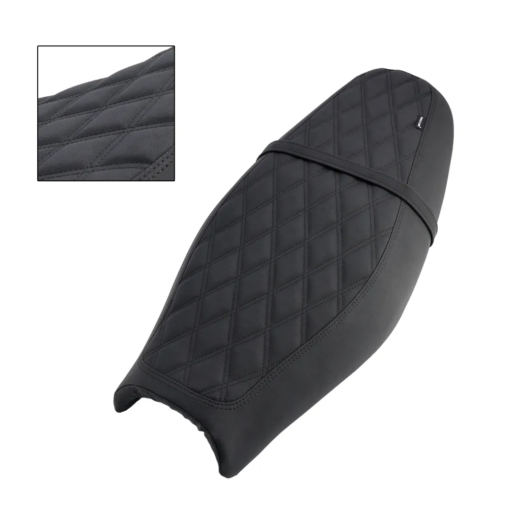 Substitua o assento do passageiro do motorista traseiro dianteiro preto para rua Twin Speed Twin 900 Browns
