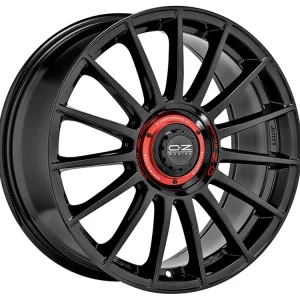 OZ Superturismo Evoluzione Gloss Black 5x112 19″ Conjunto de Jantes