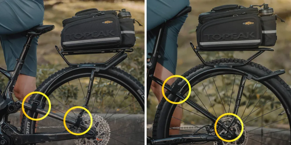 Suporte MTB TOPEAK TETRARACK M2 HD Preto