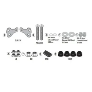 Suportes Para-brisa para Speed 400 Triumph - GIVI