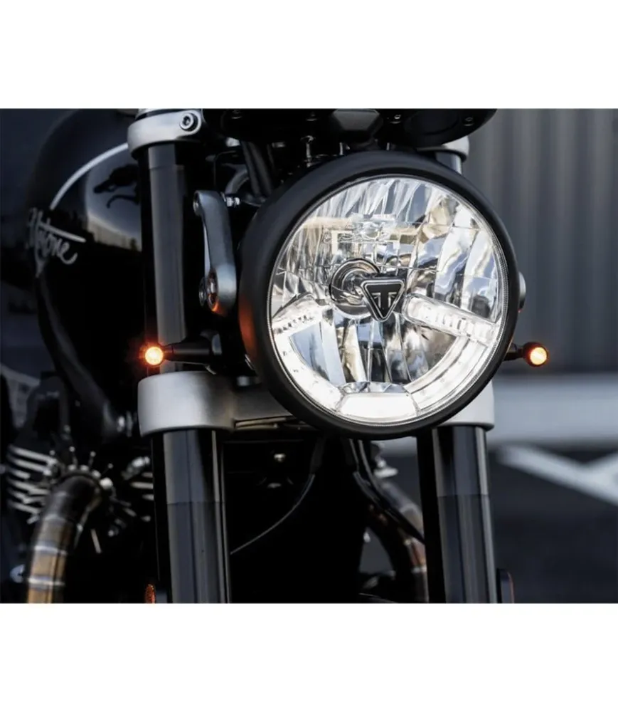 Suportes de Setas Frontais de 8 mm Pretos para Triumph 400