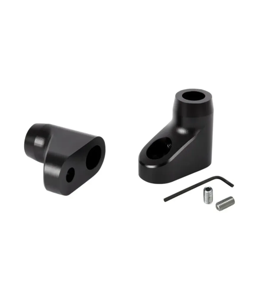 Suportes de Setas Piscas traseiros de 8 mm pretos para Triumph 400