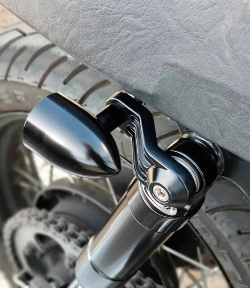Suportes de Setas Traseiros Pretos para Triumph