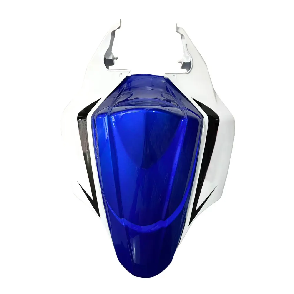 Suzuki GSXR 1000 Azul 2007-2008 & Carenagens de corrida brancas GSXR genéricas