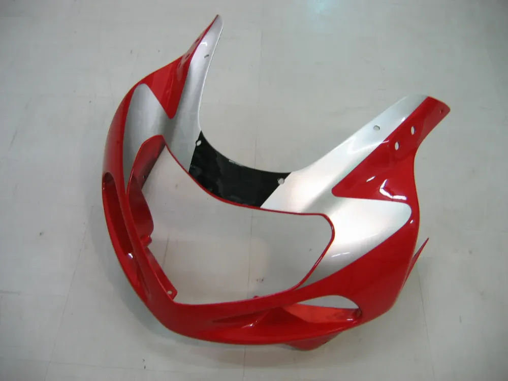 Suzuki GSXR 1000 Preta 2000-2002 & Carenagens vermelhas GSXR Racing Genéricas