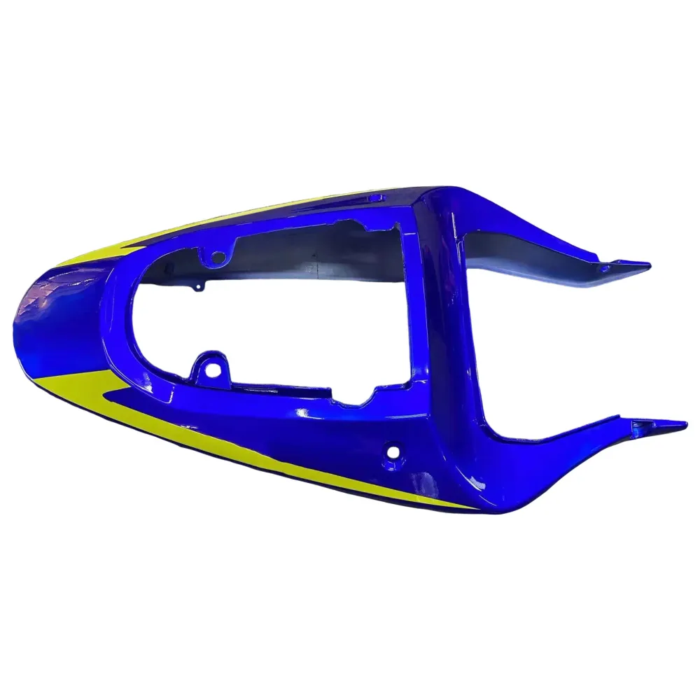 Suzuki GSXR 600 Azul 2001-2003 & Carenagens pretas GSXR Racing Genéricas