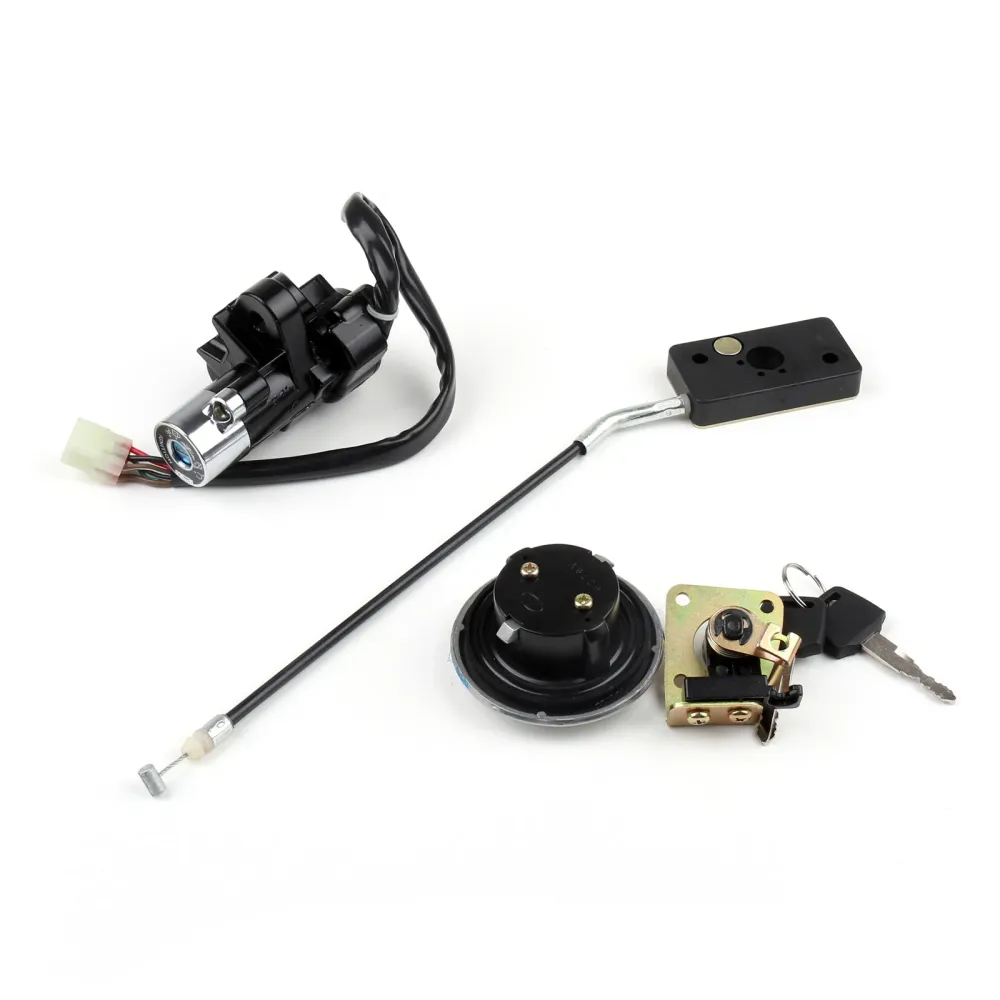 Suzuki GZ125 1998-2003 GZ250 1999-2011 Trava do interruptor de ignição & Conjunto de chaves para tampa de combustível e gá...