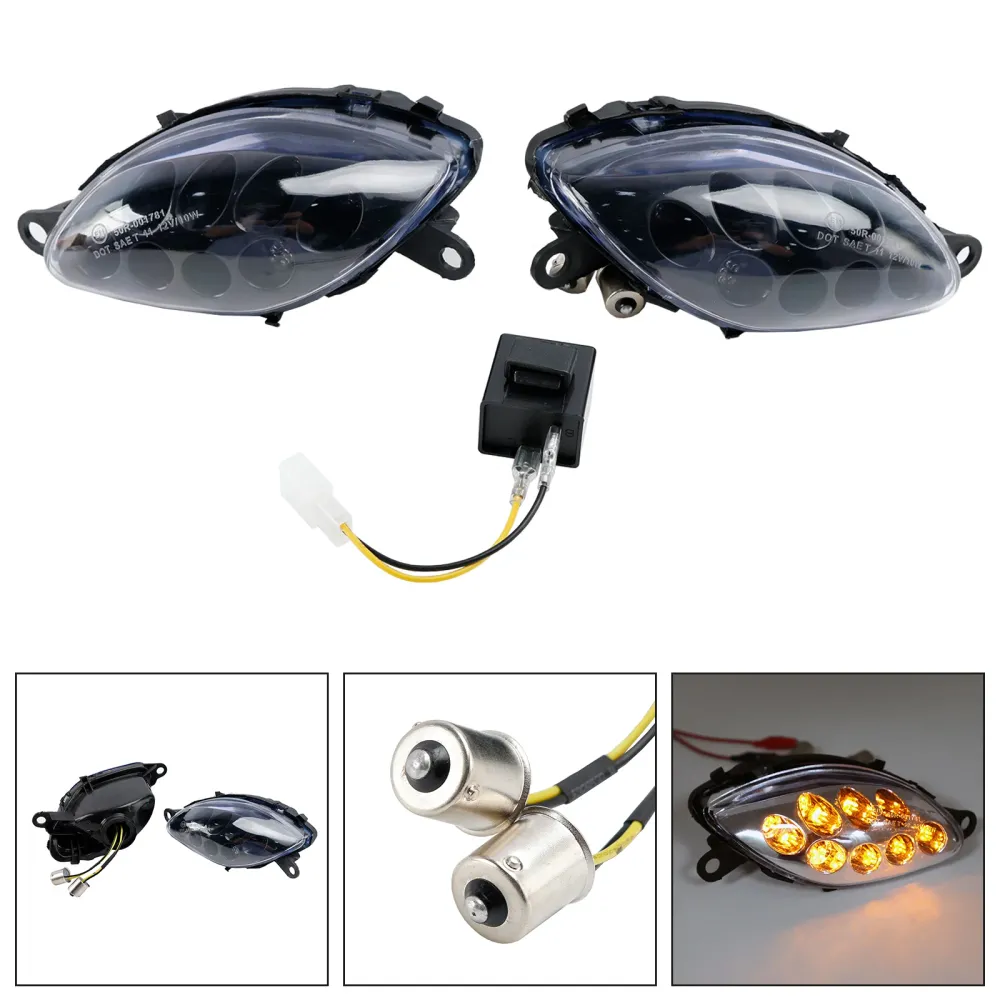 Suzuki Hayabusa GSXR1300 (1999-2007) Sinais de curva frontal 2 Cor