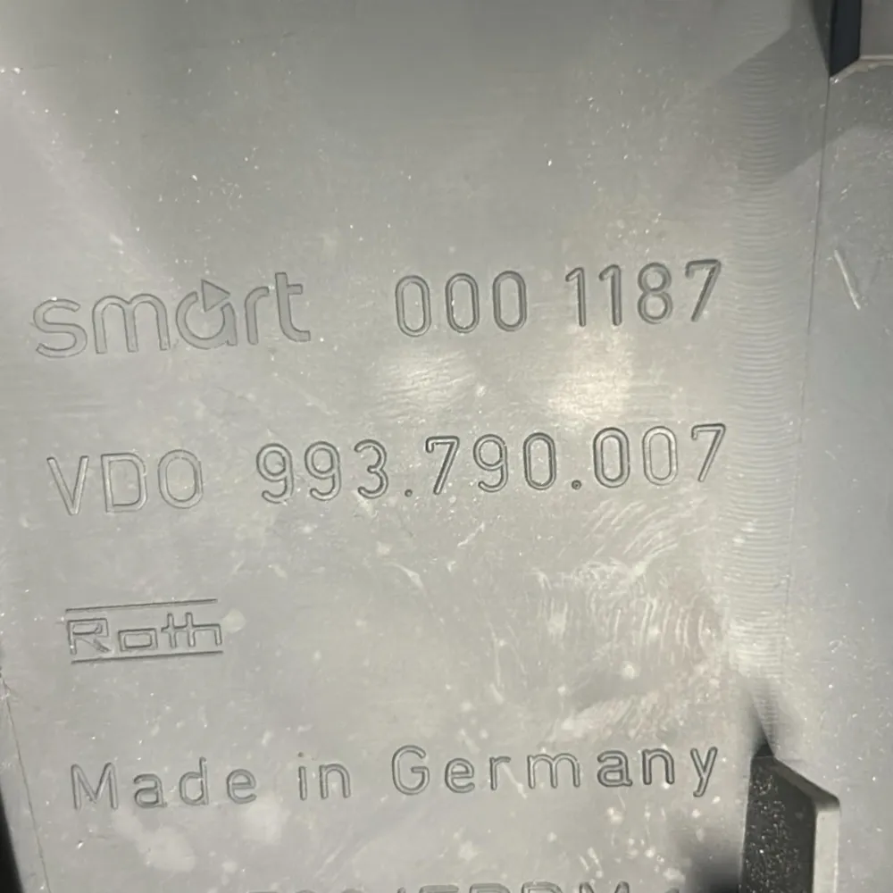 Tachimetro / Contachilometri Smart ForTwo (W450) cod.993790007 1.0 Benzina (1998 > 2007)