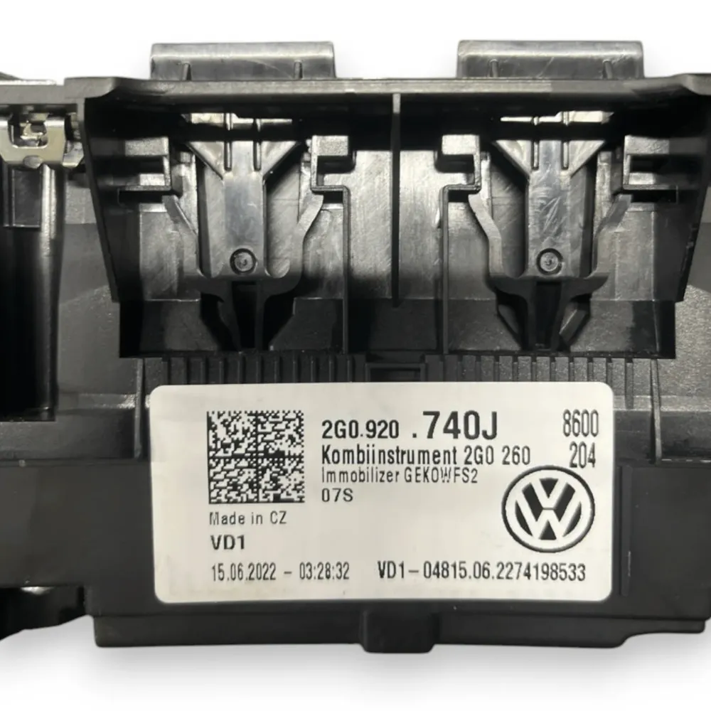 Tachímetro / odômetro Volkswagen T-CROSS 1.0 GETROL (2019>) COD: 2G0920740J