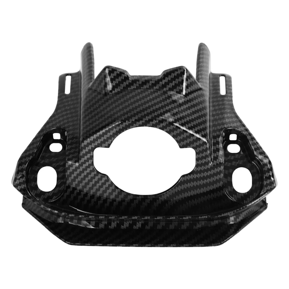 Tampa de acabamento da capota de trava de chave de carbono para Honda CB650R CBR650R 2019-2021 genérico