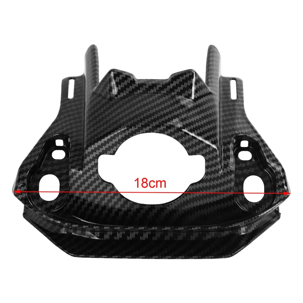 Tampa de acabamento da capota de trava de chave de carbono para Honda CB650R CBR650R 2019-2021 genérico
