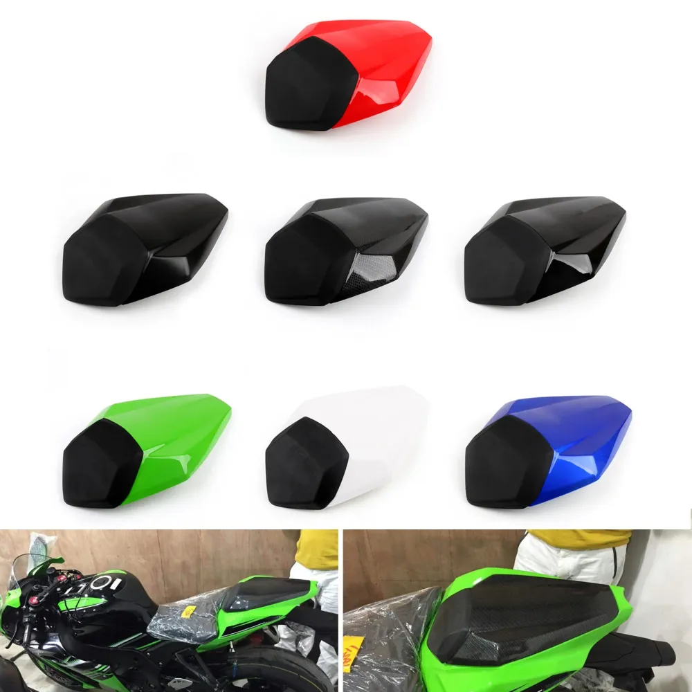 Tampa do banco traseiro capuz para kawasaki ninja zx10r (2016) 7 colorido genérico