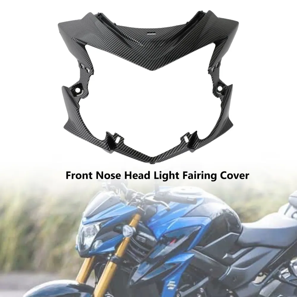 Tampa de carenagem da luz da cabeç do nariz dianteiro para Suzuki GSXS GSX-S750 2017-2021 Genérico