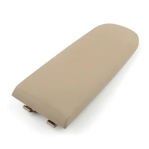 Tampa do console de apoio de braço de couro bege para vw mk4 jetta bora golfe 18d867173