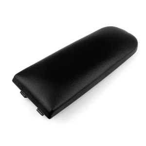 Tampa do console de apoio de braço de couro preto para vw mk4 jetta bora golfe 18d867173