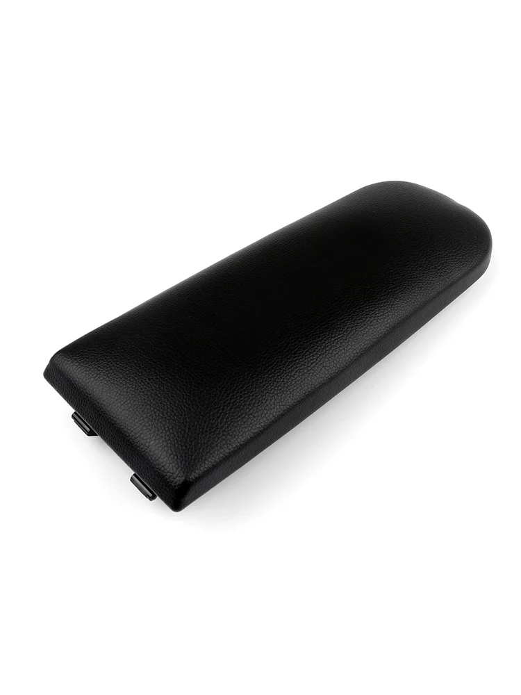 Tampa do console de apoio de braço de couro preto para vw mk4 jetta bora golfe 18d867173