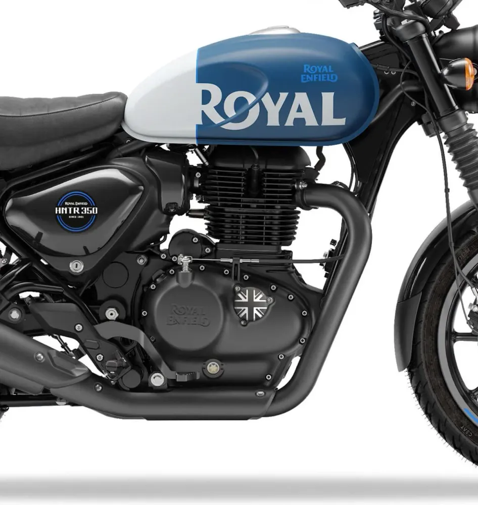 Tampa do Cárter do Filtro de Óleo "Union Jack" para Royal Enfield 350cc - Cafe Twin
