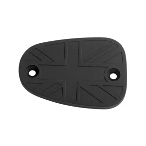 Tampa do Depósito de Óleo para Triumph "Union Jack" Preta