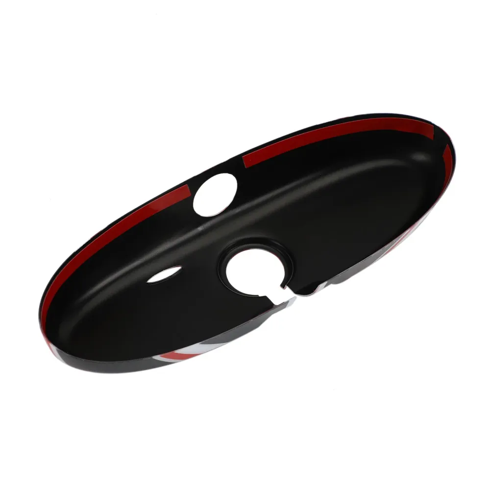 Tampa de espelho retrovisor da bandeira da bandeira da Union Jack UK para Mini Cooper R55 R56 R57 Black/Red