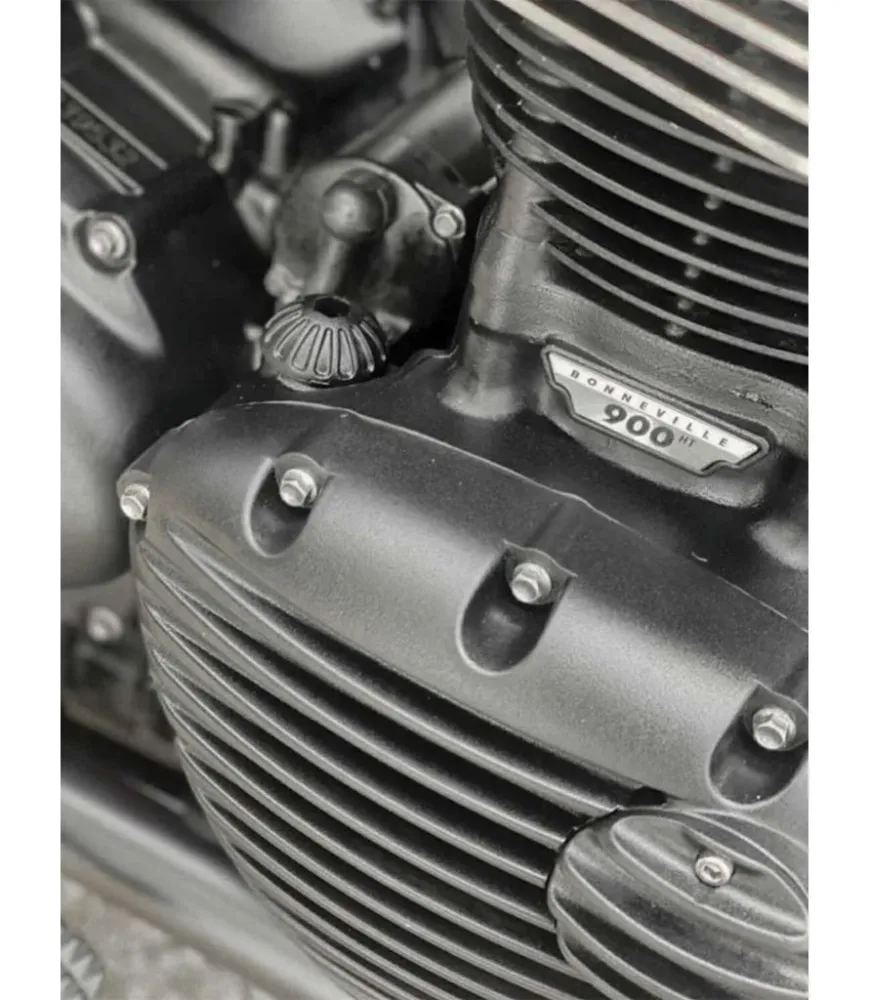 Tampa de Óleo Motor Preto para Triumph - Roswell
