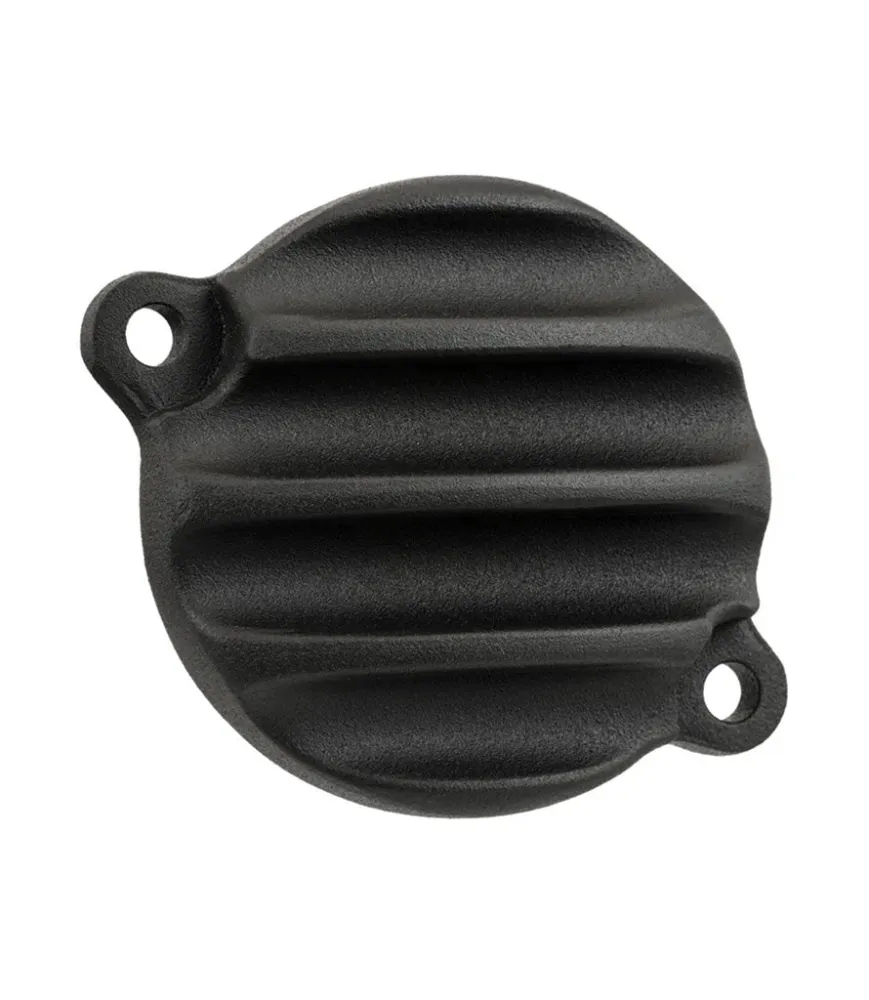 Tampa de Óleo Motor 'Ribbed' Preto para Honda CB350 / GB350