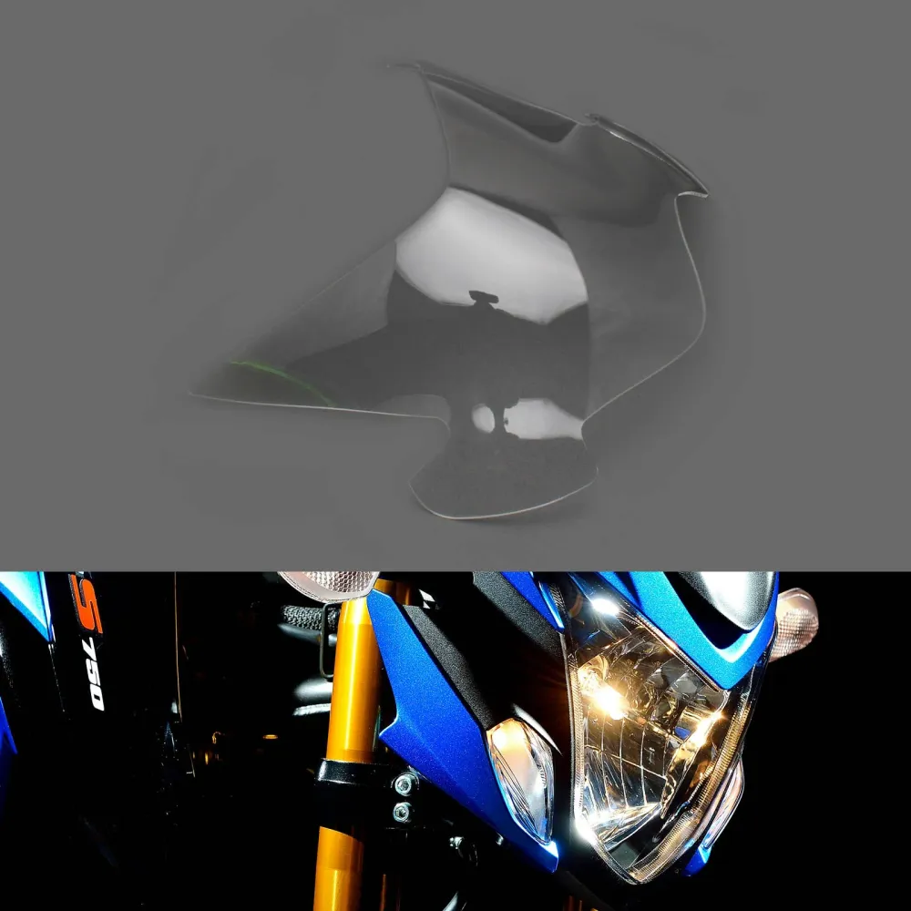 Tampa de proteção contra lentes do farol frontal ajustada para Suzuki GSX-S 750 2015-2021?