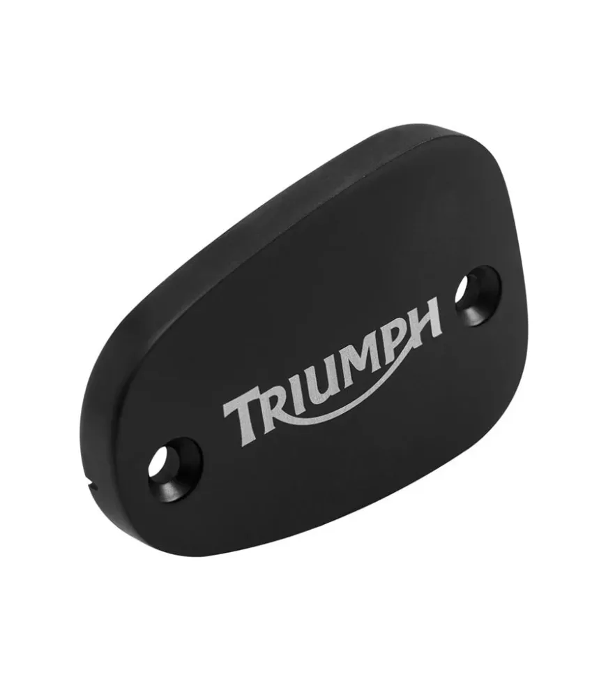 Tampa do Reservatório de Óleo Logo para Triumph Preto