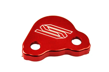 Tampa Reservatório Travão Traseiro SCAR HONDA CR 125/250 02-07, CRF 250R 04-23, CRF 450R 02-23 Vermelho