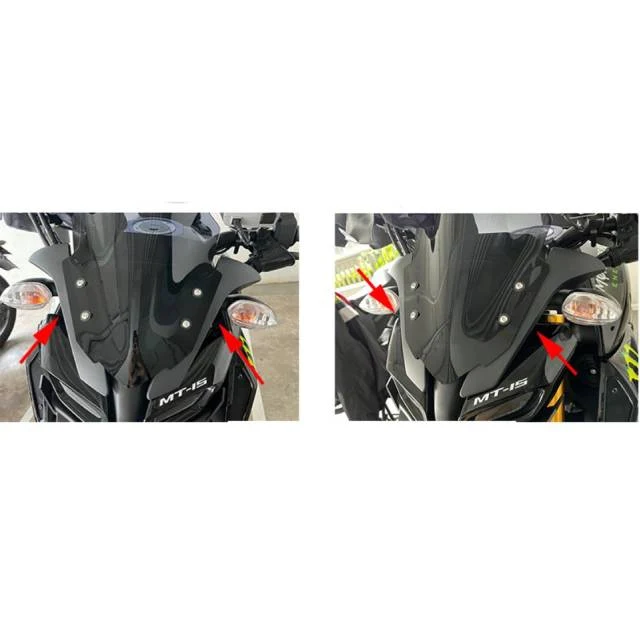 Tampas decorativas frontais Yamaha MT 125 20-24 Motoflow