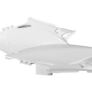 Tampas Laterais Traseiras POLISPORT para HONDA CR 125R 02-07, CR 250R 02-07 Branco