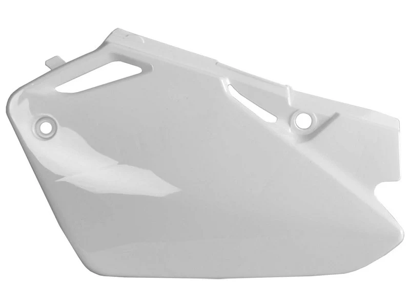 Tampas Laterais Traseiras POLISPORT para HONDA CR 85R 03-07 Branco