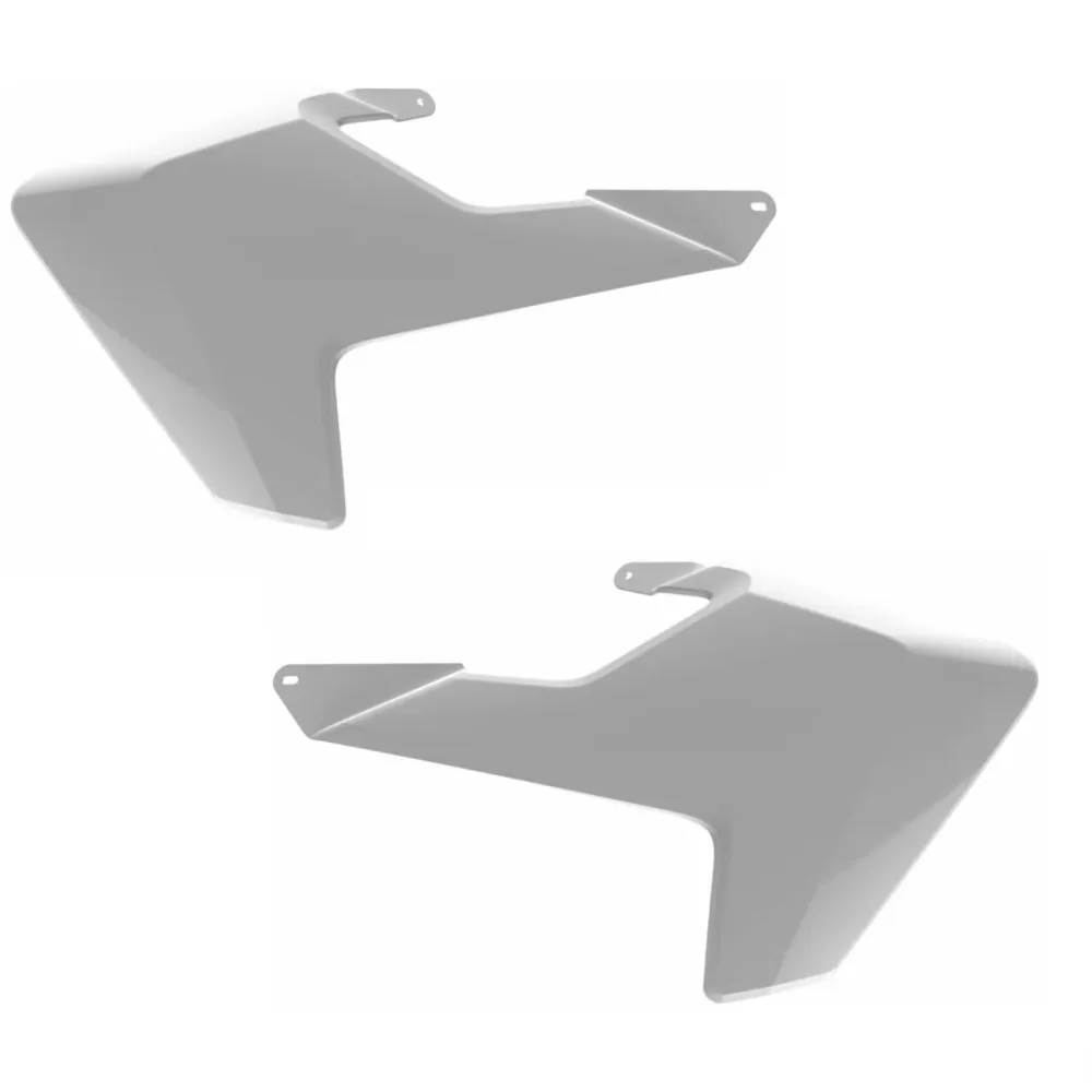 Tampas de Radiador POLISPORT HUSQVARNA TC 125 16-18, TC 250 17-18, FC 250/350/450 16-18 Branco