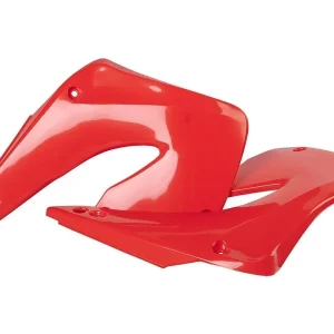 Tampas de Radiador/Depósito POLISPORT HONDA CR 125R 00-01, CR 250R 00-01 Vermelho