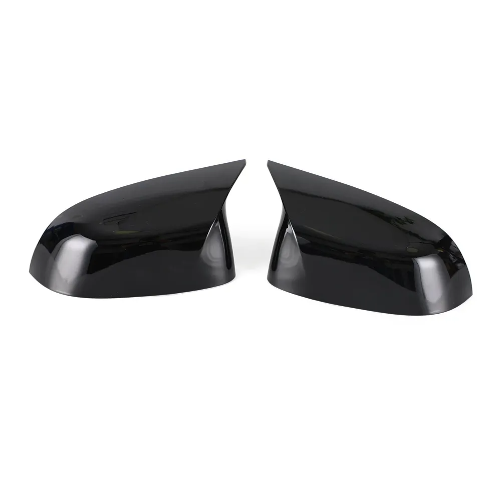 2x tampas de tampa do espelho lateral traseiro preto da vista traseira para BMW X3 X4 X5 X6 G01 G02 G05 G06