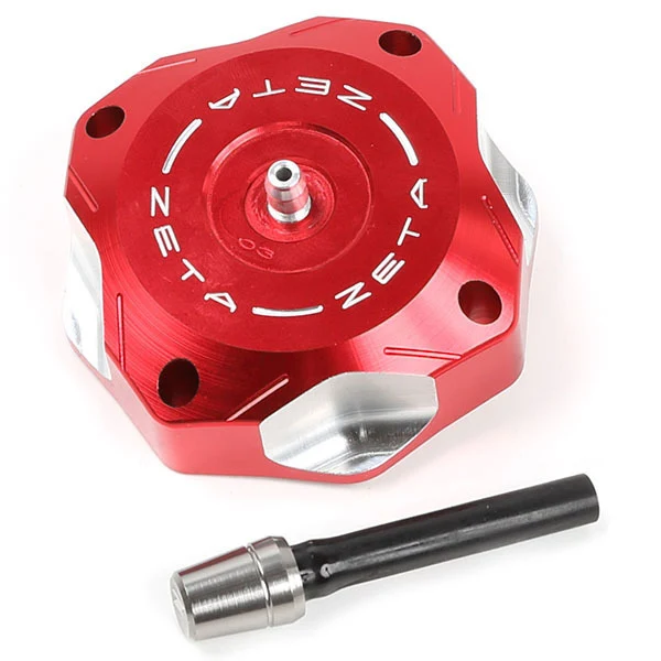 Tampão de Depósito ZETA ALUMÍNIO HONDA CRF 250R/X 04-17, CRF 450R 02-16, CRF 450X 05-17, CRF 450RX 17-18, XR 250R 96-04