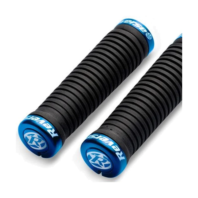 TAPER DE COMPONENTES REVERSO Punhos de bloqueio Ø 34-30mm Preto/Azul