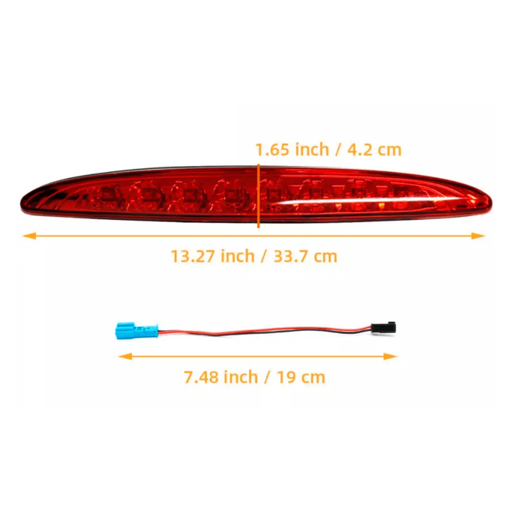 Terceira lâmpada da luz traseira da luz de luz de freio da 3ª parada de freio para Mini Cooper R50 R53 02-06