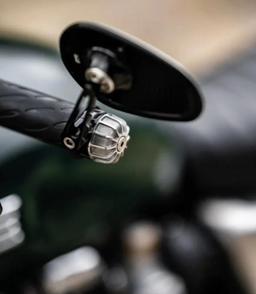 Terminais Guidao Moto para Triumph - Prata