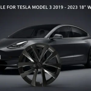 Tesla Modelo 3 18" Capas de rodas estilo aracnídeo