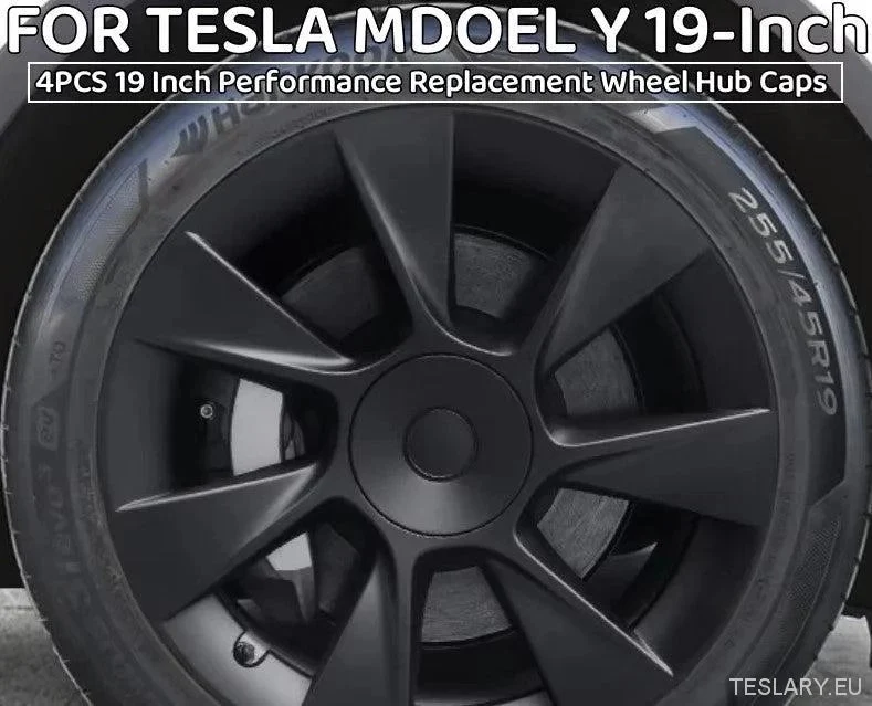 Tesla Modelo Y 19" Capas de rodas estilo indução estilo performance