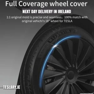 Tesla Modelo 3+ Highland 18" Capas de Roda Estilo Blade - Preto Fosco