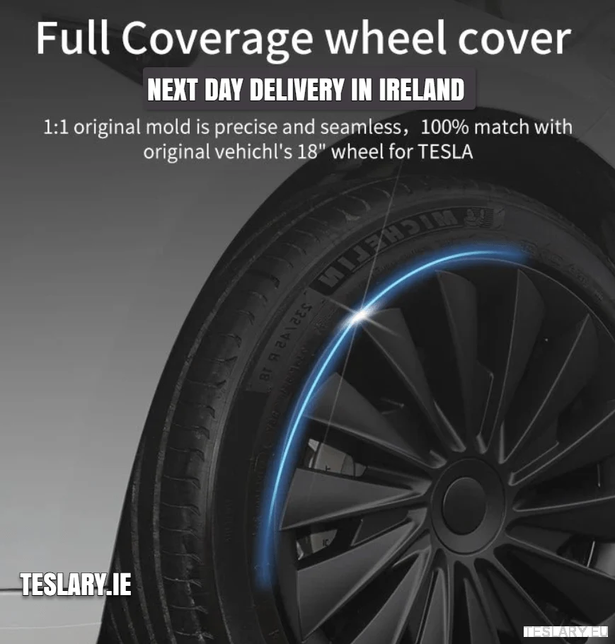 Tesla Modelo 3+ Highland 18" Capas de Roda Estilo Blade - Preto Fosco